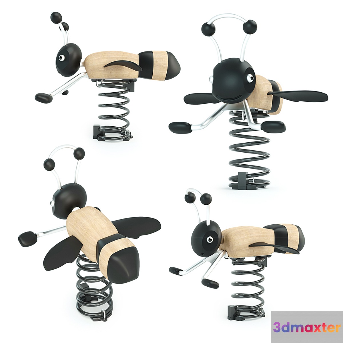 Spring rocking Kompan Bee 3D Max