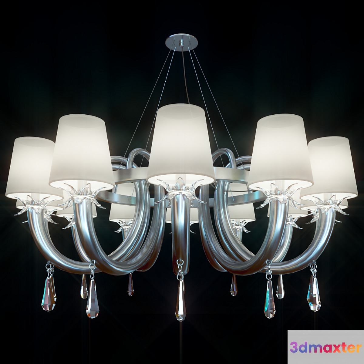 Chandelier De Majo 3D Max