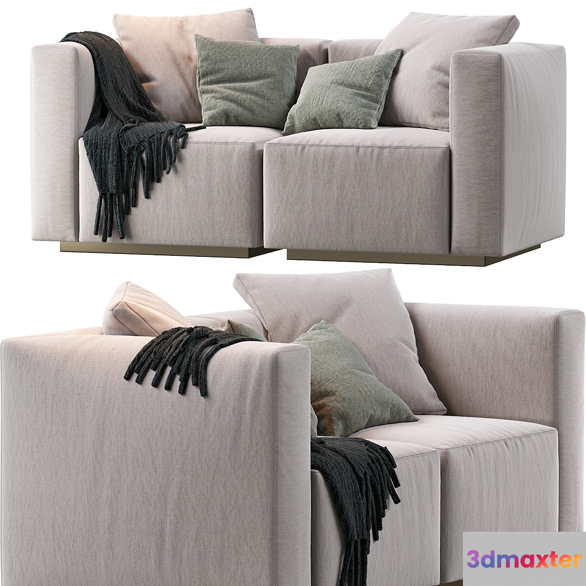 Living Landscape 730 Walter Knoll Modular Sofa 3D Max
