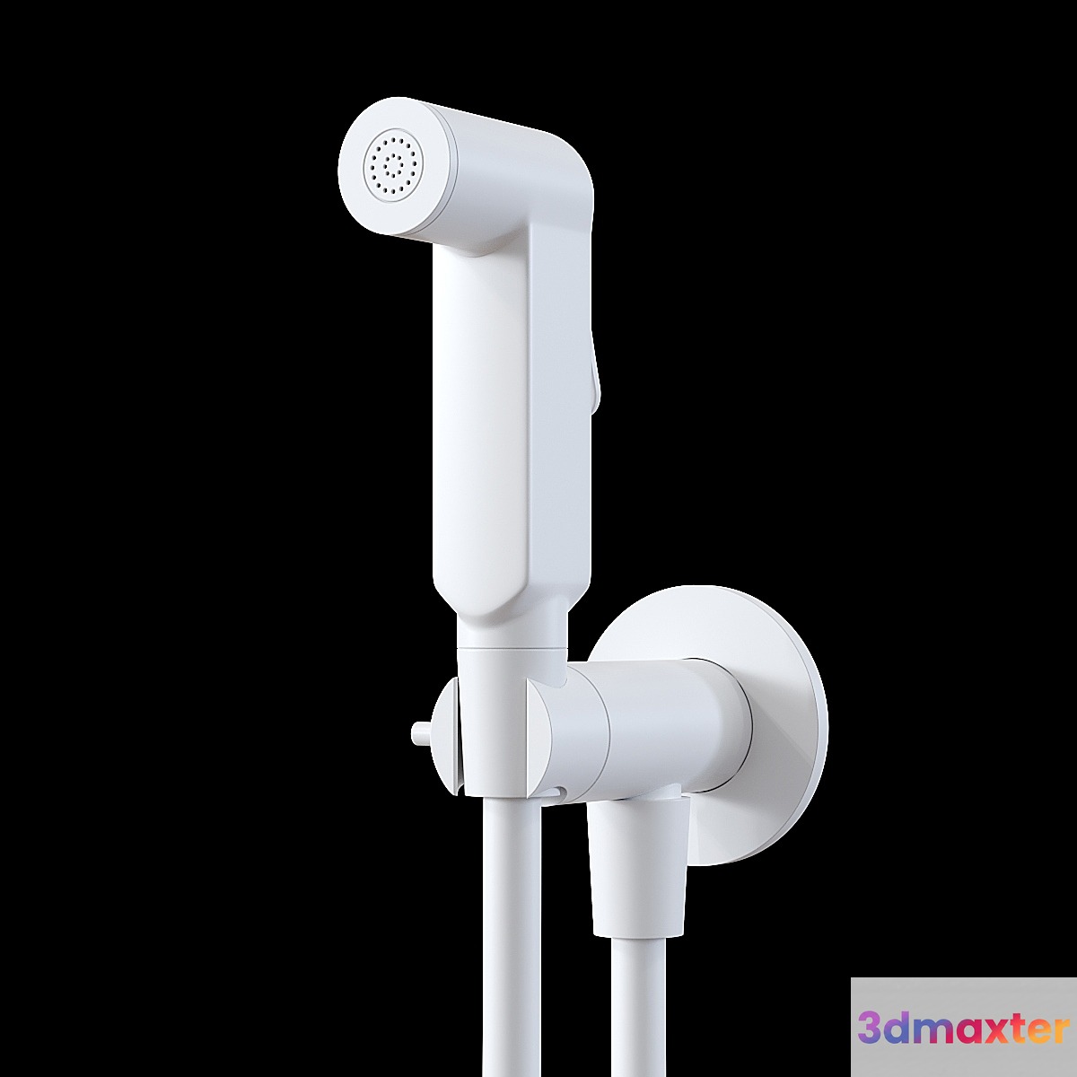 Hygienic shower GRB White 08225101. 3D Max