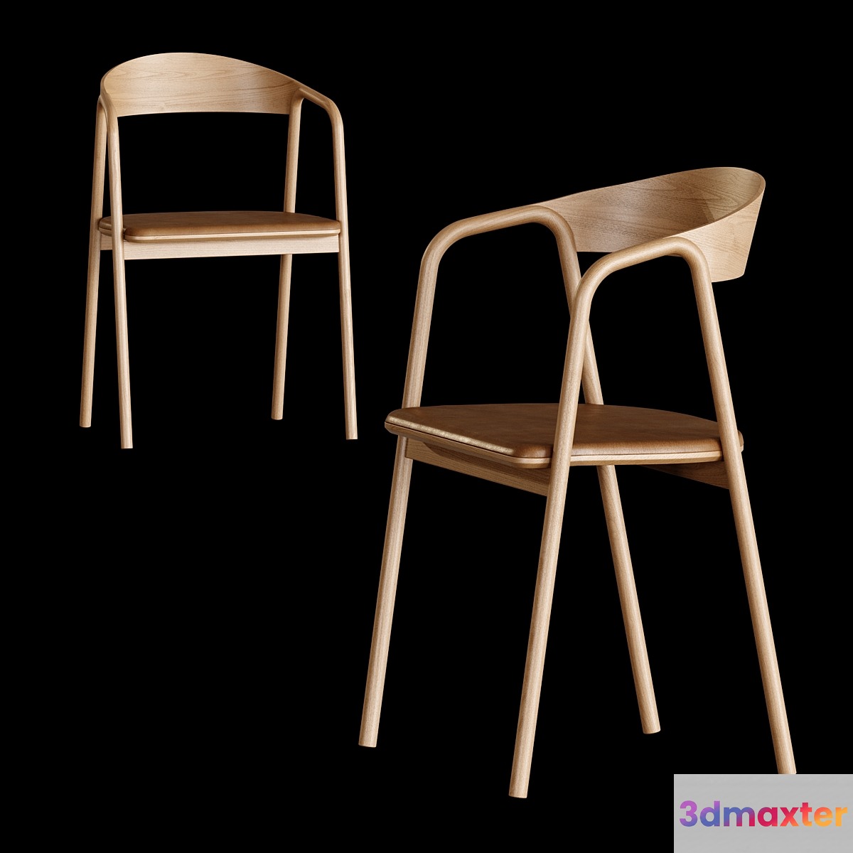 Inlay chair 3D Max
