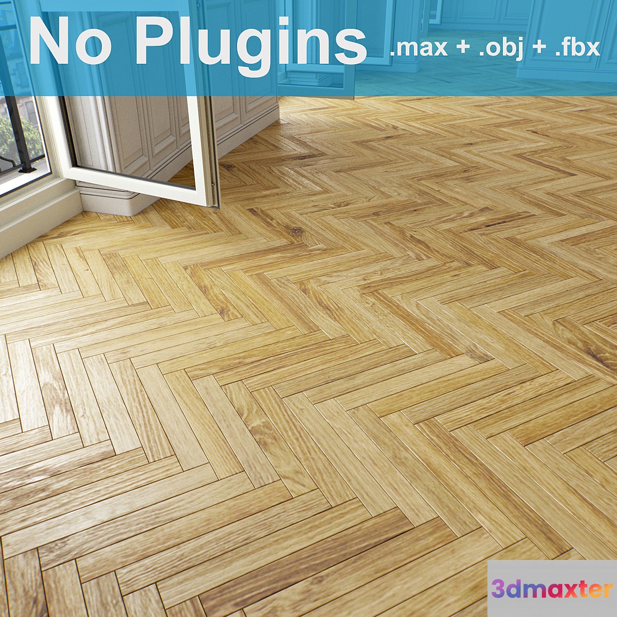 Parquet 4-4-9 3D Max