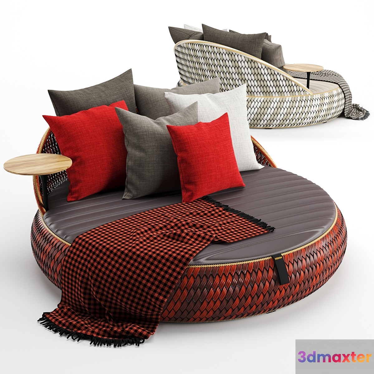 Dala Loveseat By Dedon 3D Max