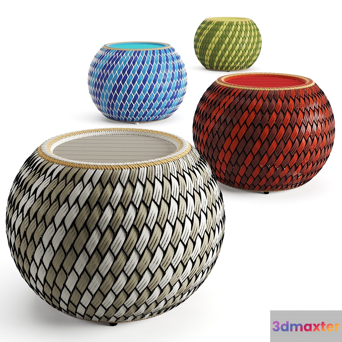 Dala Side Table By Dedon 3D Max