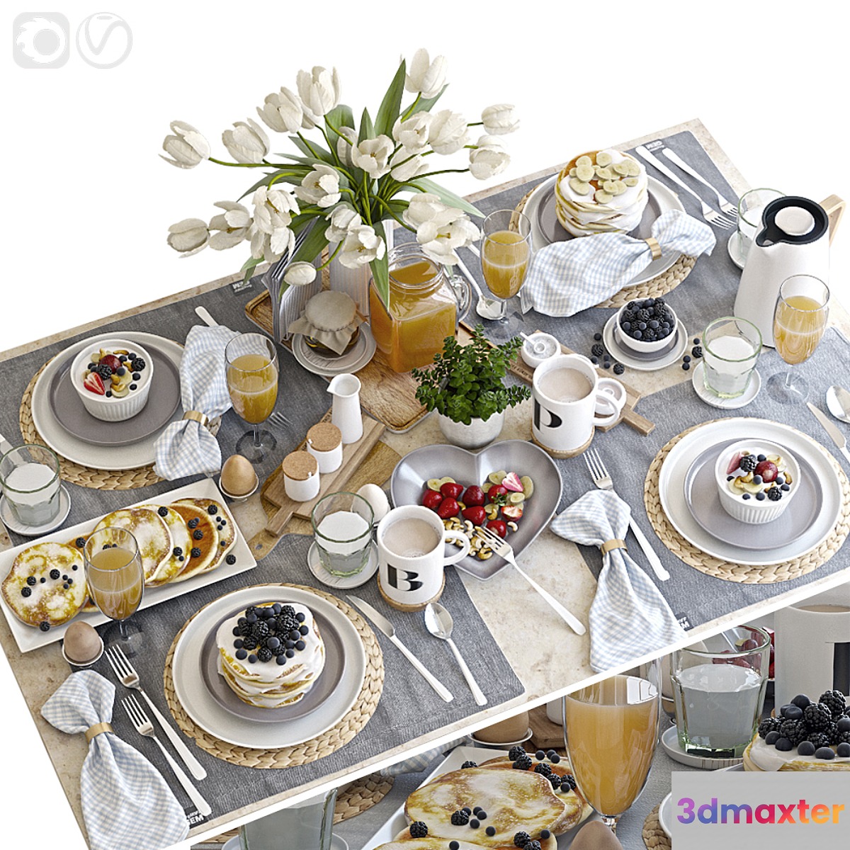 Table setting 38. Breakfast - 5