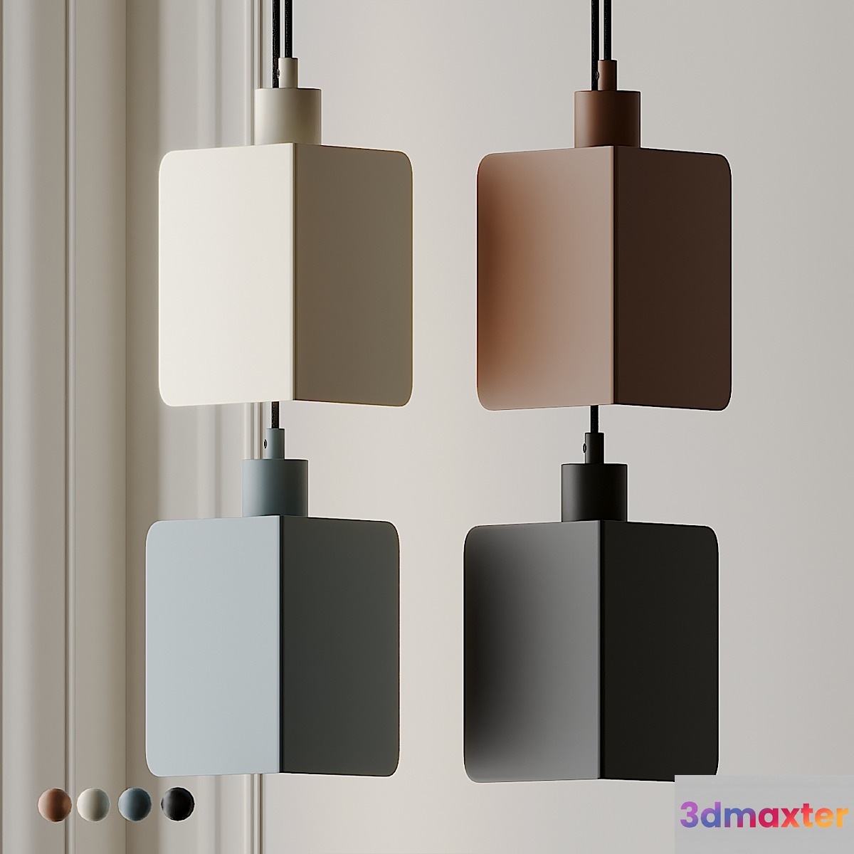 CORNER Lamp Big by FILD 3D Max