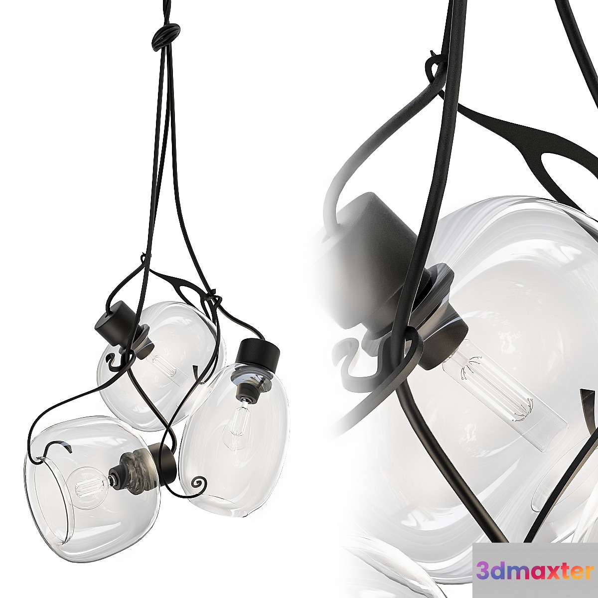 Cluster_Geometric_Pendant