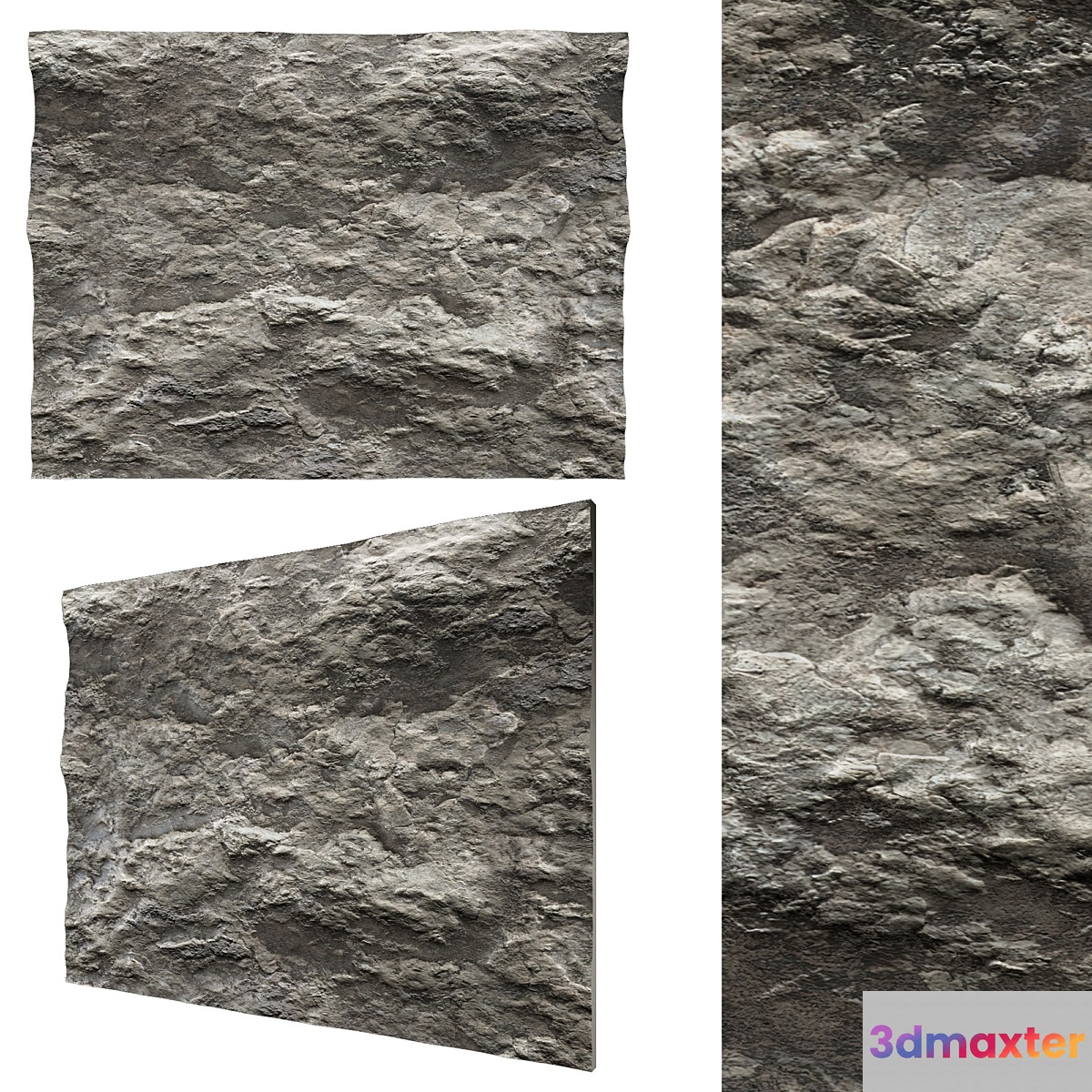 Stone wall No. 7 3D Max