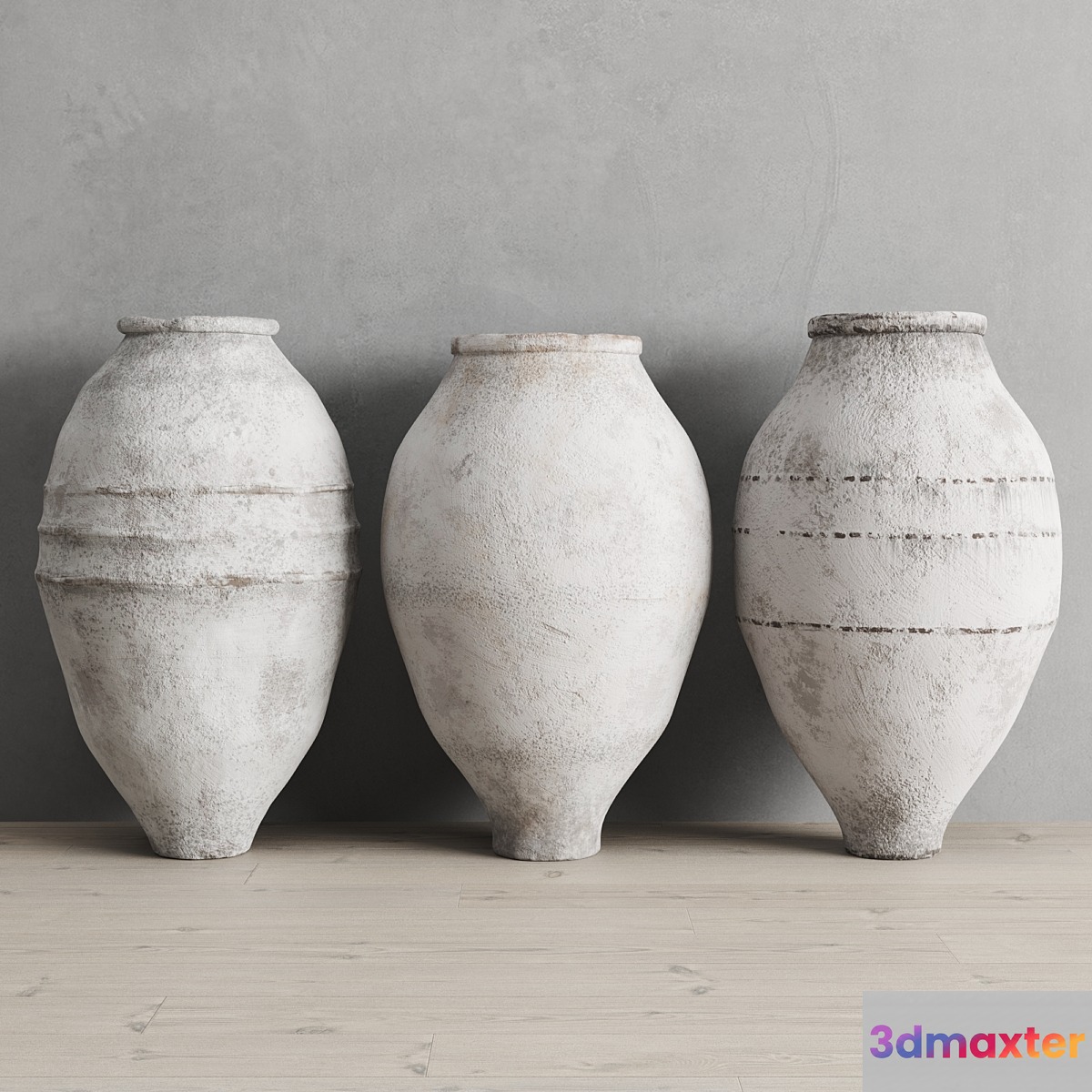 Antique Turkish Jugs for Olive Oil 3D Max