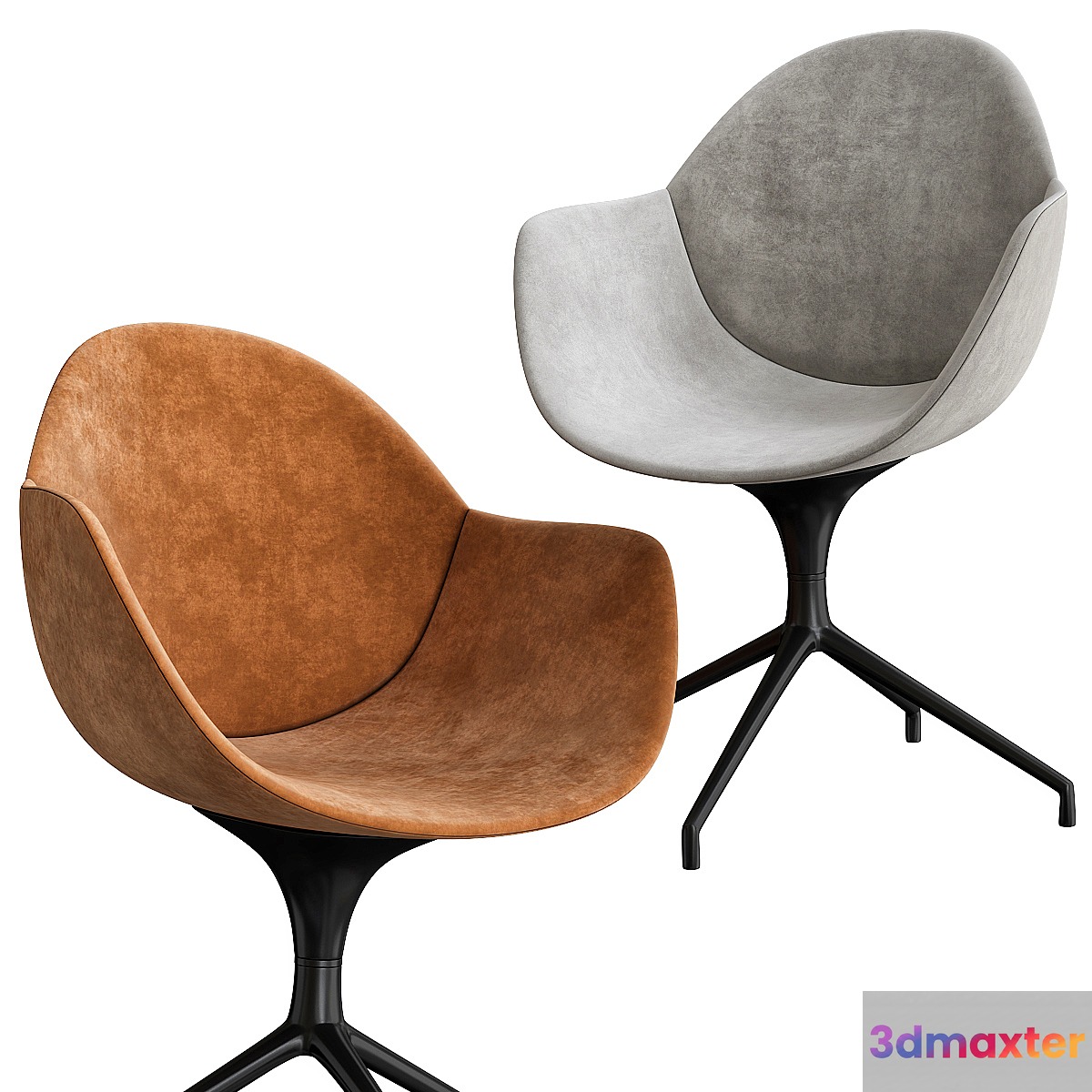 PASS Chair with 4-spoke base by Lapalma 3D Max