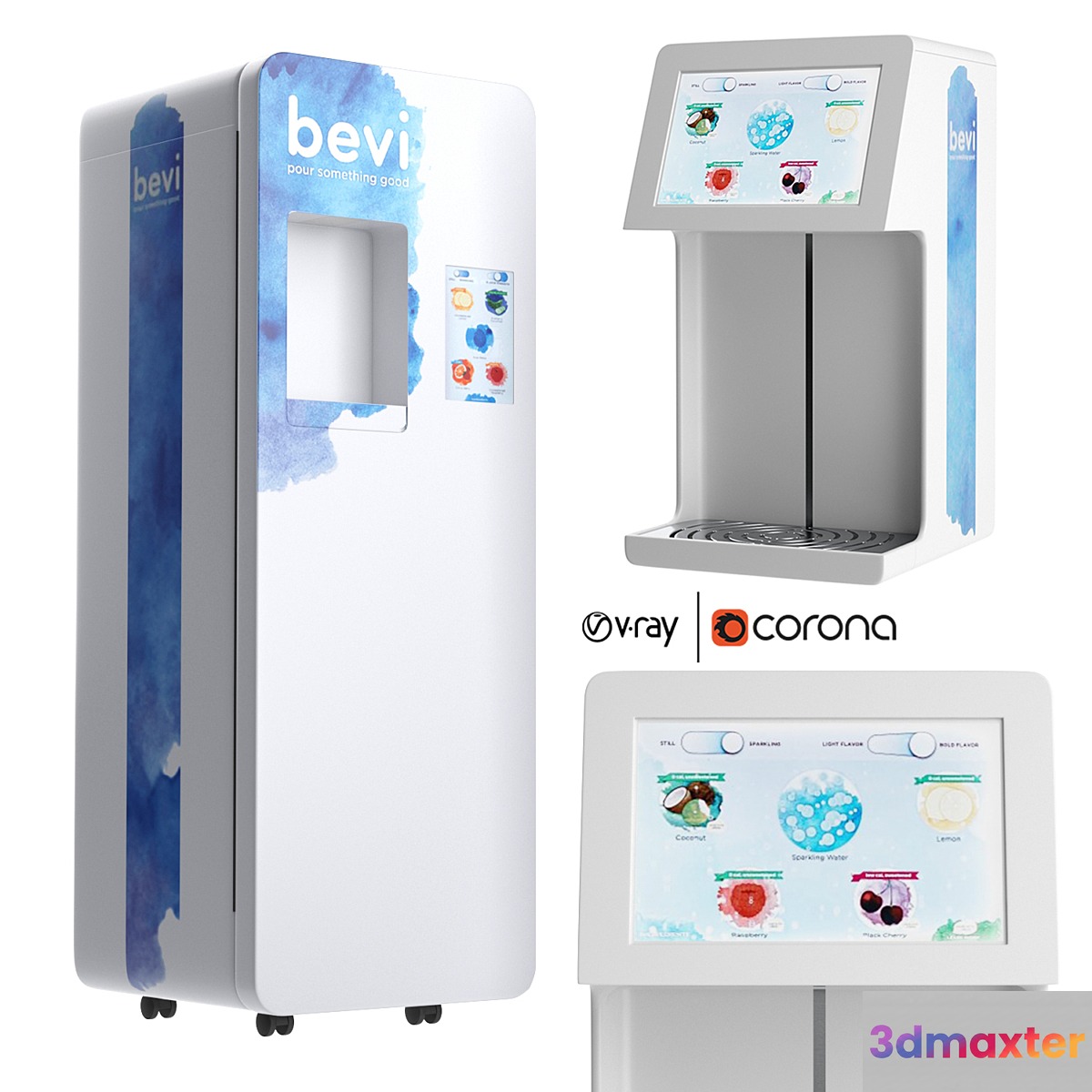 Countertop and Standup Bevi Fresh Water Dispenser
