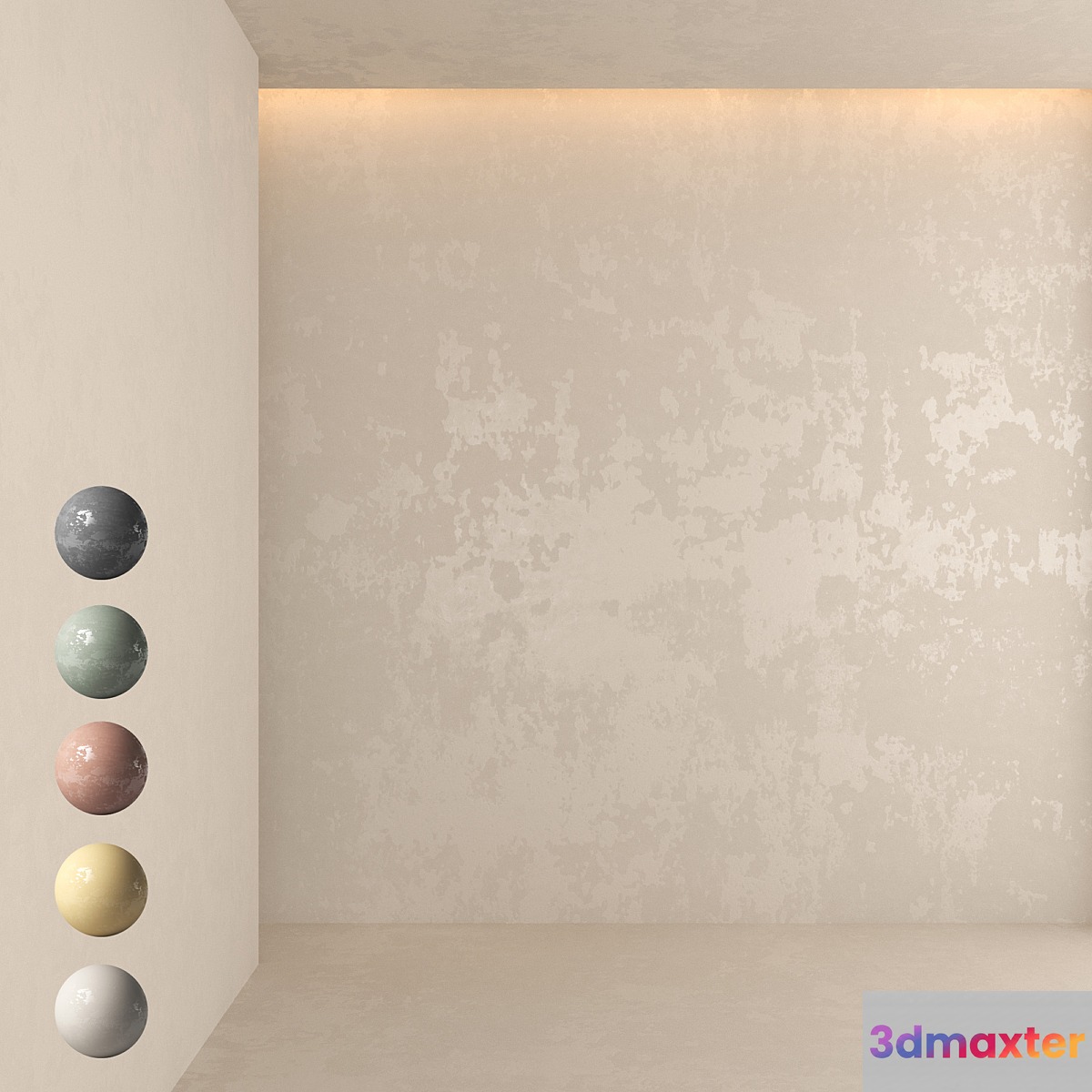 Decorative plaster 2 - No.2 3D Max