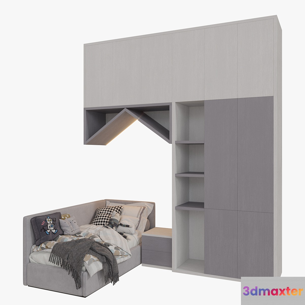 Wardrobe For Children 03 3D Max