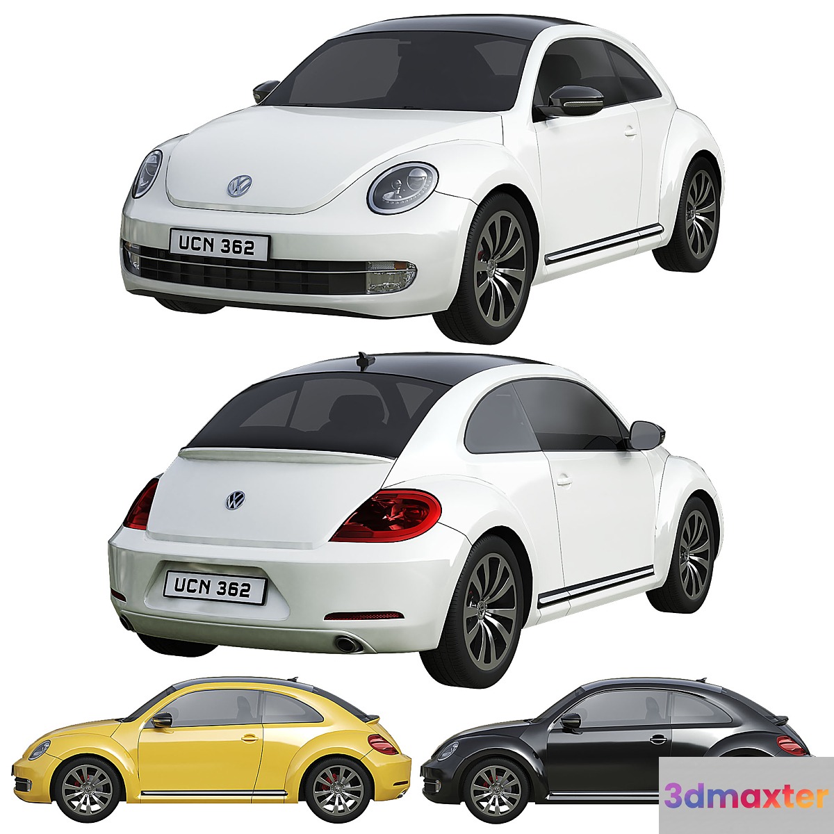 Volkswagen Beetle 3D Max