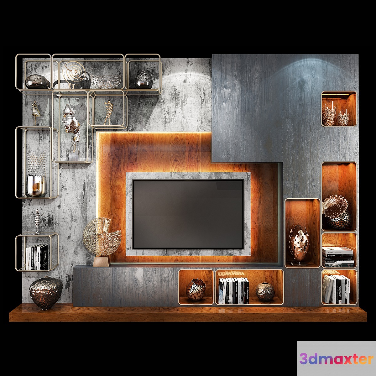 TV Wall Units set 06 - No.2