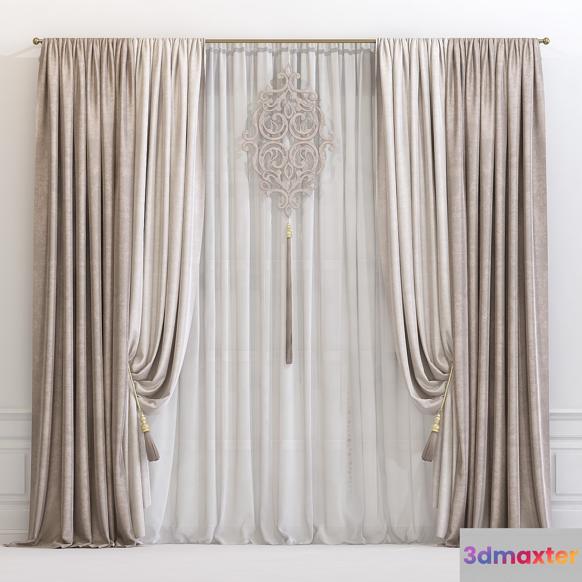 Curtain 609 3D Max