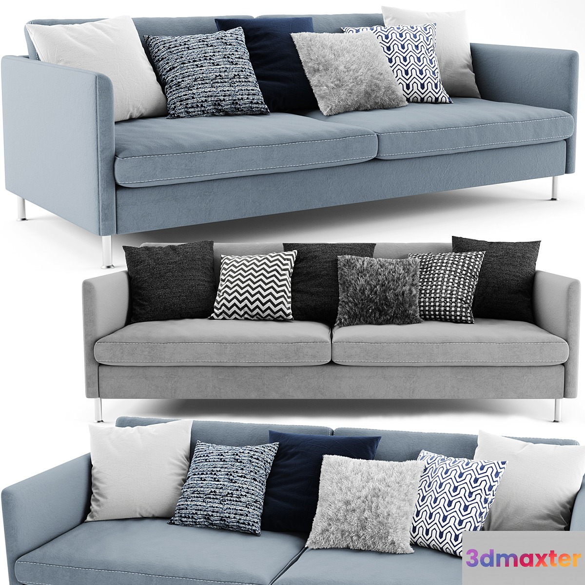 BoConcept Indivi Compact Sofa 3D Max