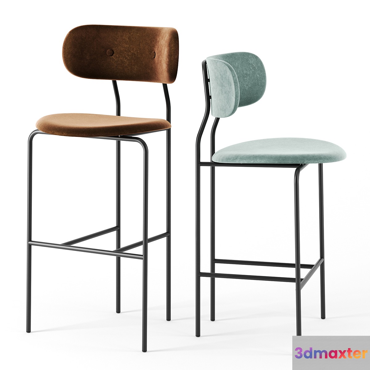 Coco bar stools by Gubi