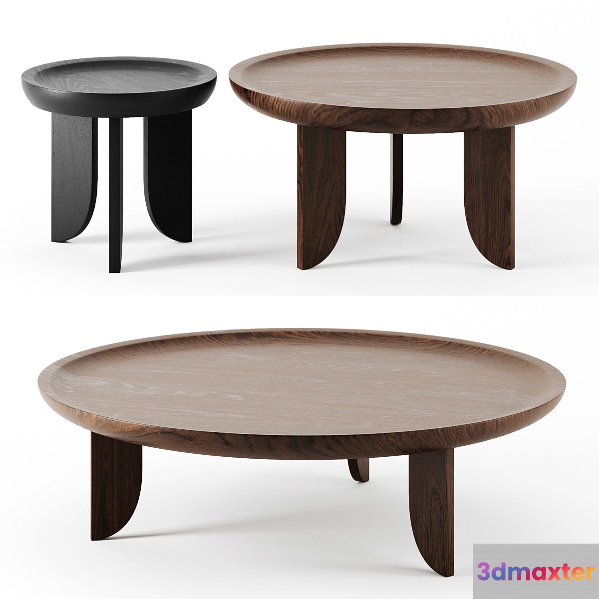 Dish tables by Grain - No.4