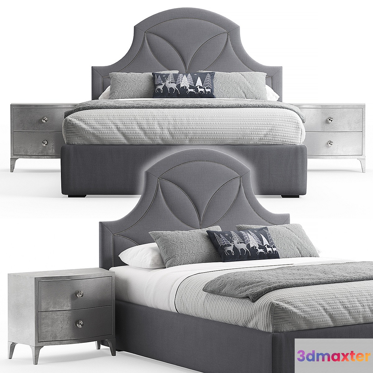 Calista Upholstered Bed by Bernhardt