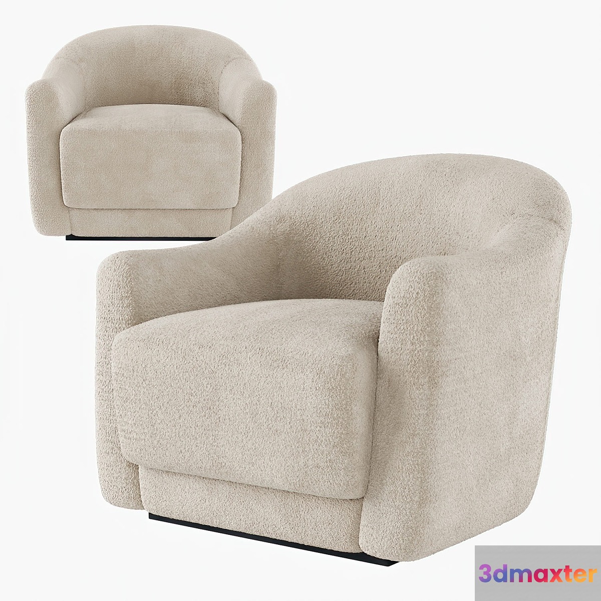 DJO armchair 3D Max