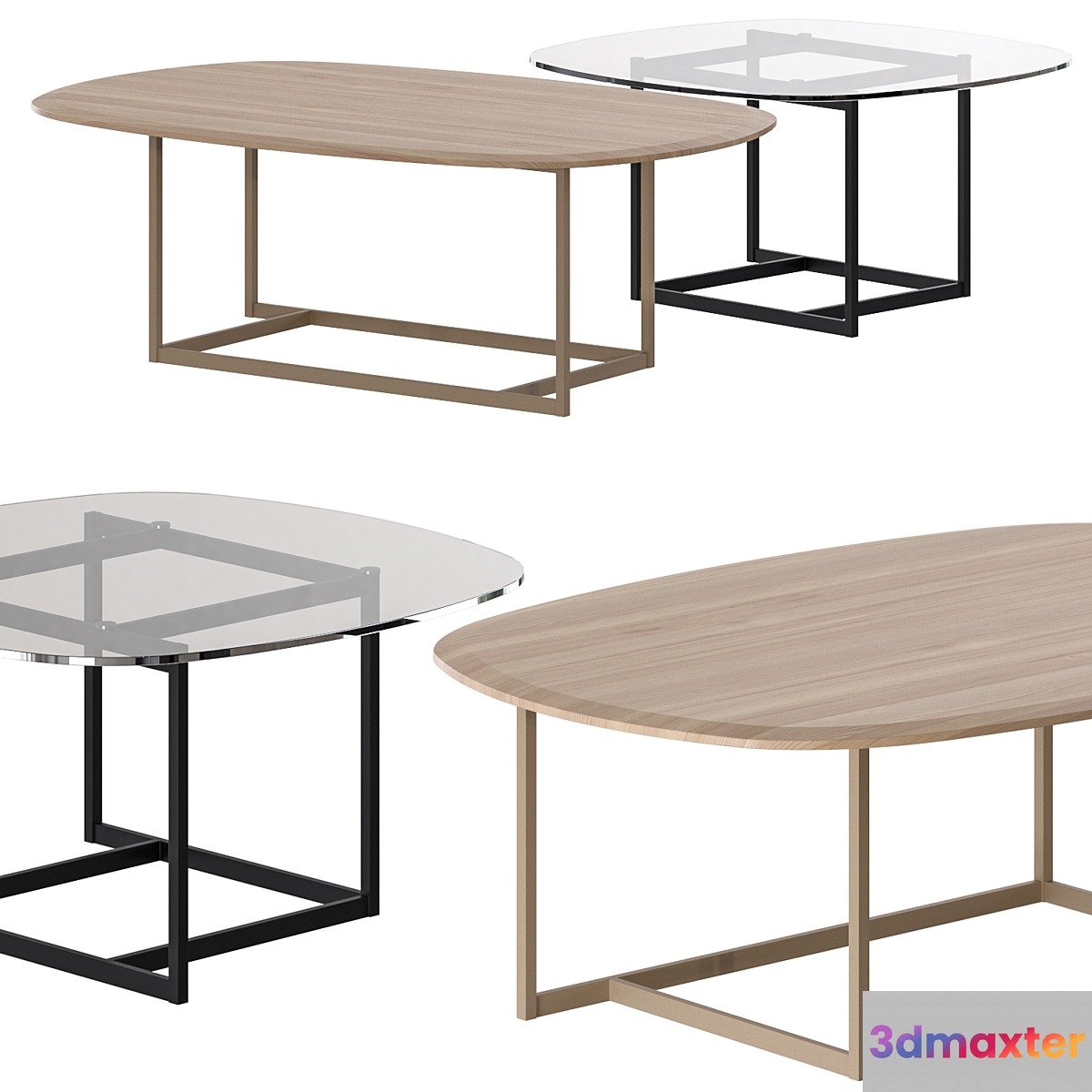 Rolf Benz 932 Coffee Tables 3D Max