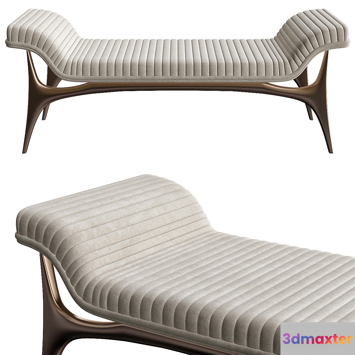 HOLLY HUNT CAST BENCH