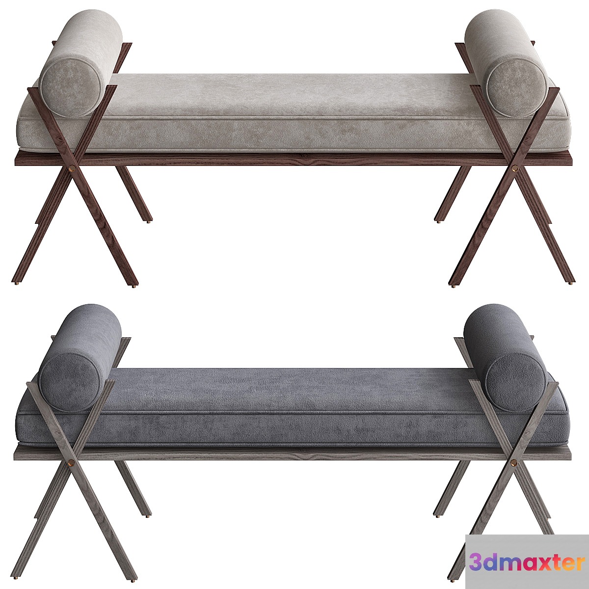 Mid Century Upholstery Bench - No.4