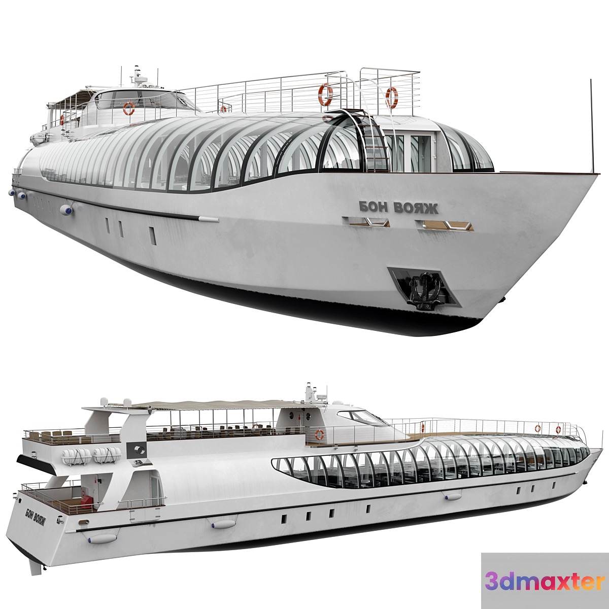 Radisson Royal Flotilla Yacht 3D Max