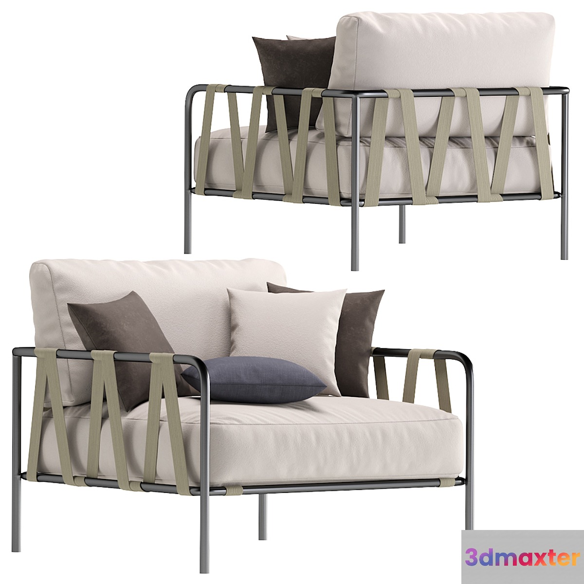 Vermobil Miami Armchair 3D Max