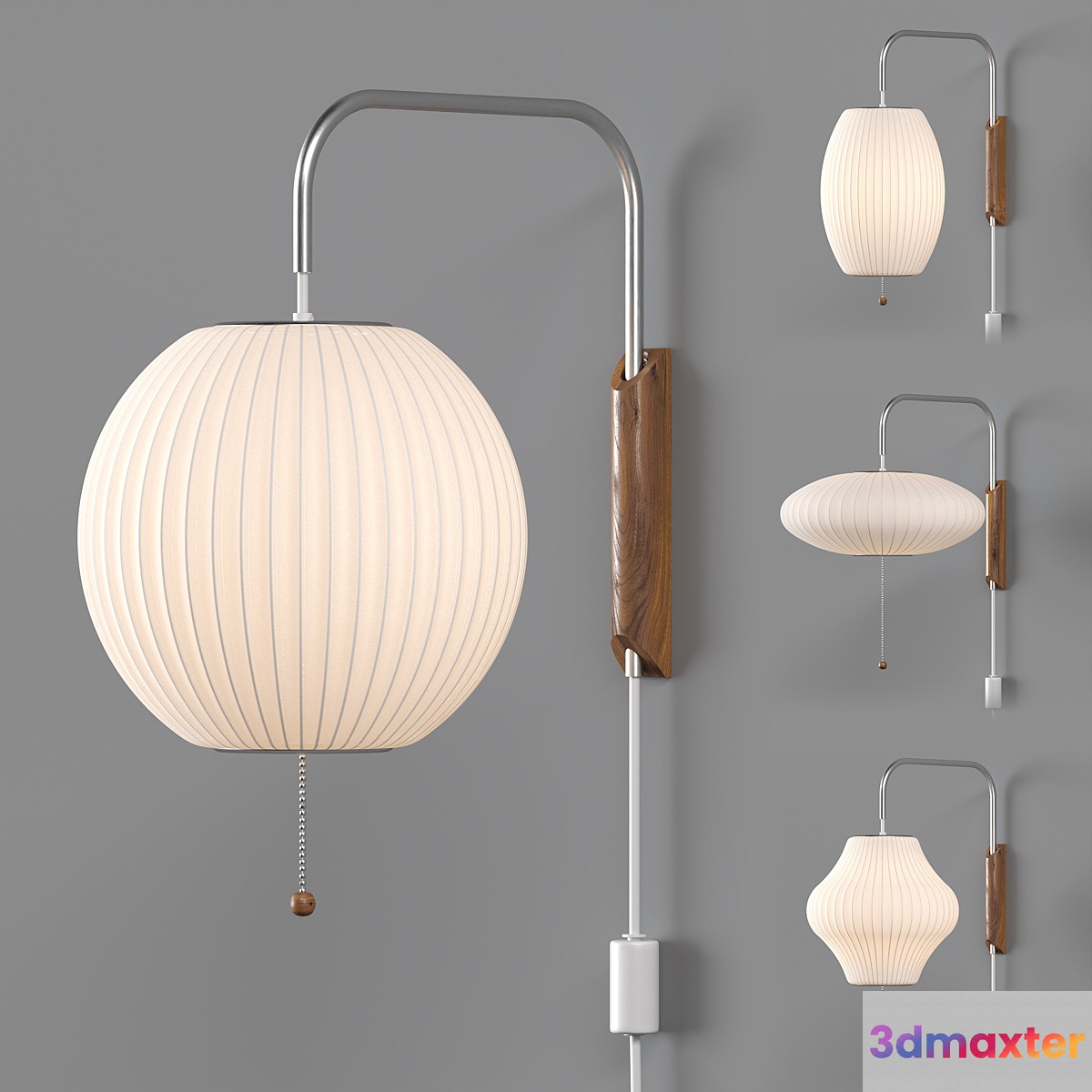 Nelson Bubble Wall Sconce Cabled Collection - No.3