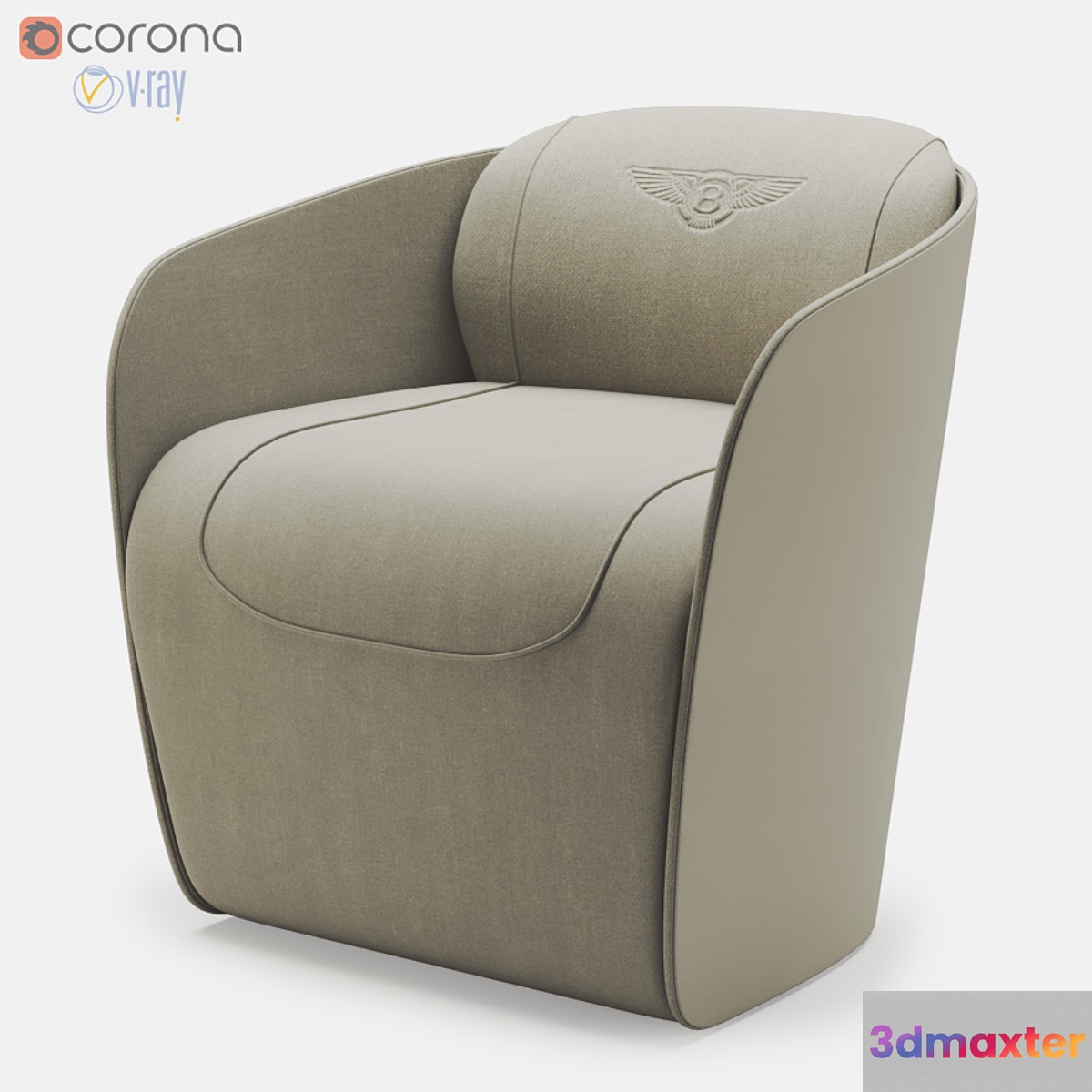 Bentley rugby armchair