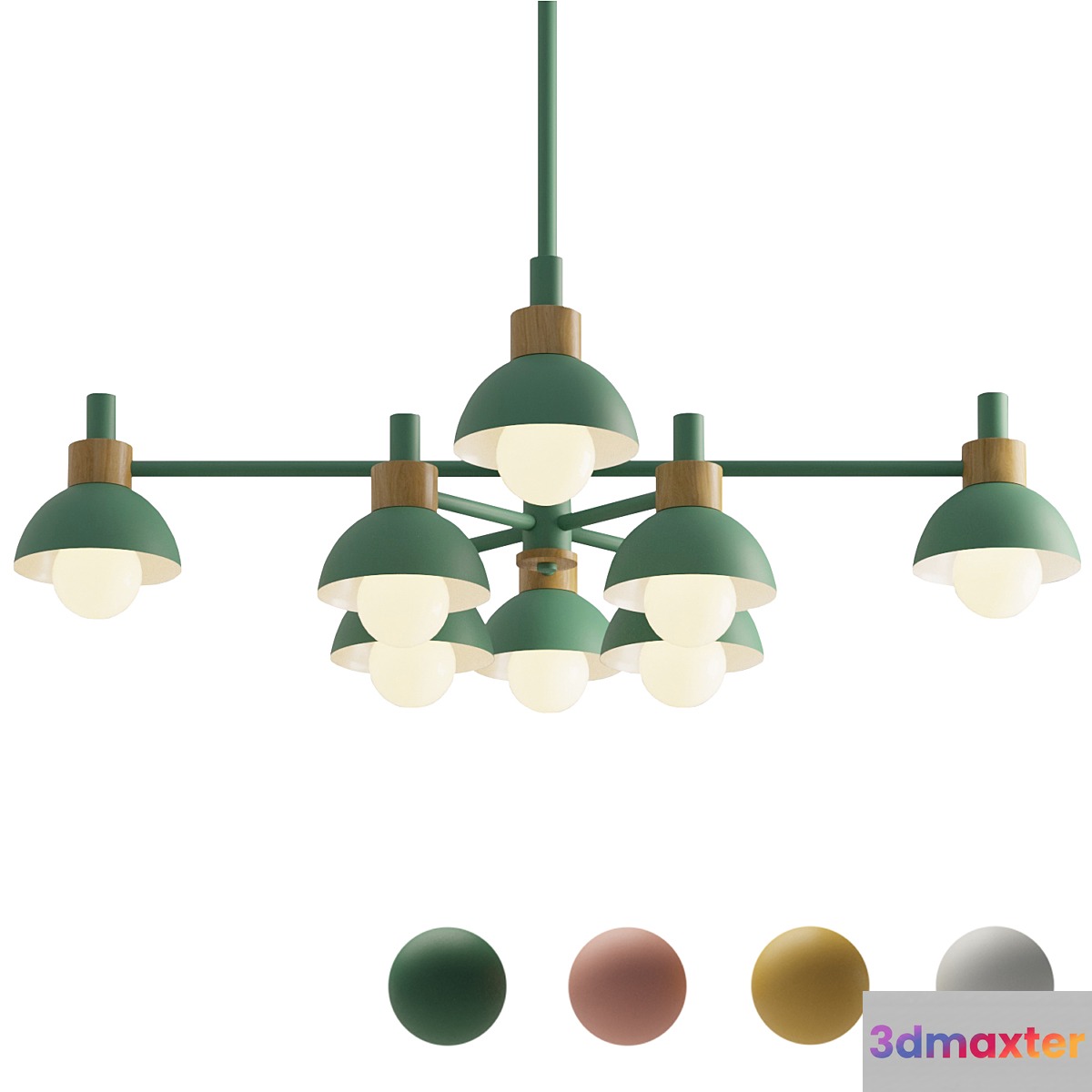 Chandelier FANTA A 8 Anzazo Lampatron 3D Max