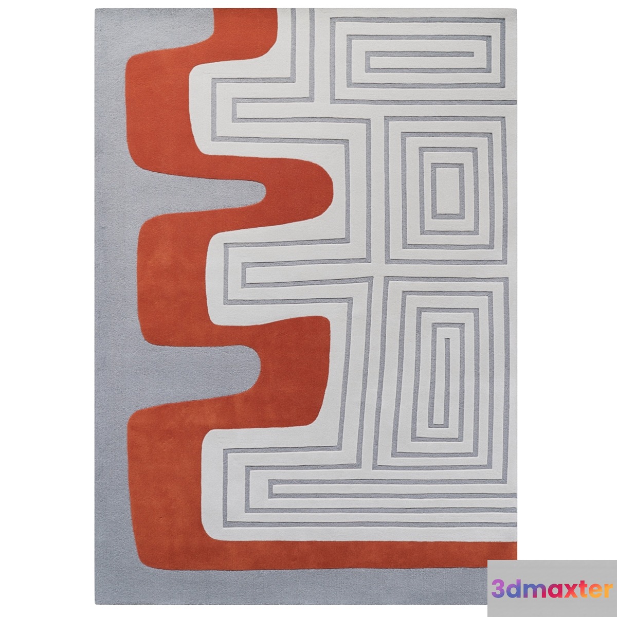 Meander Rug by Dare to Rug 3D Max