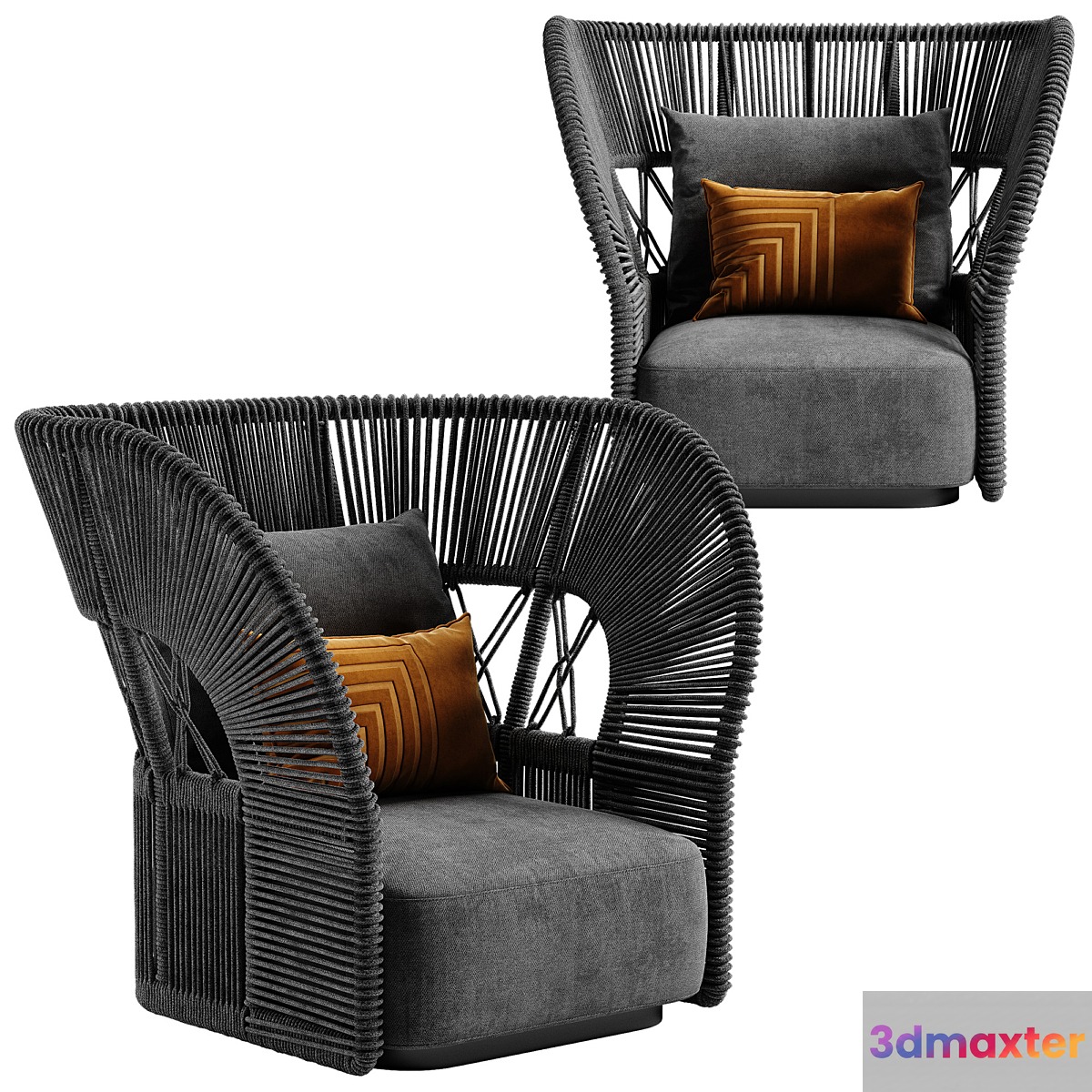 Talenti Cliff Deco armchair 3D Max