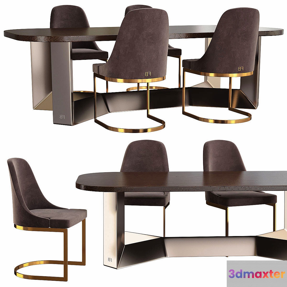 Chair and table
