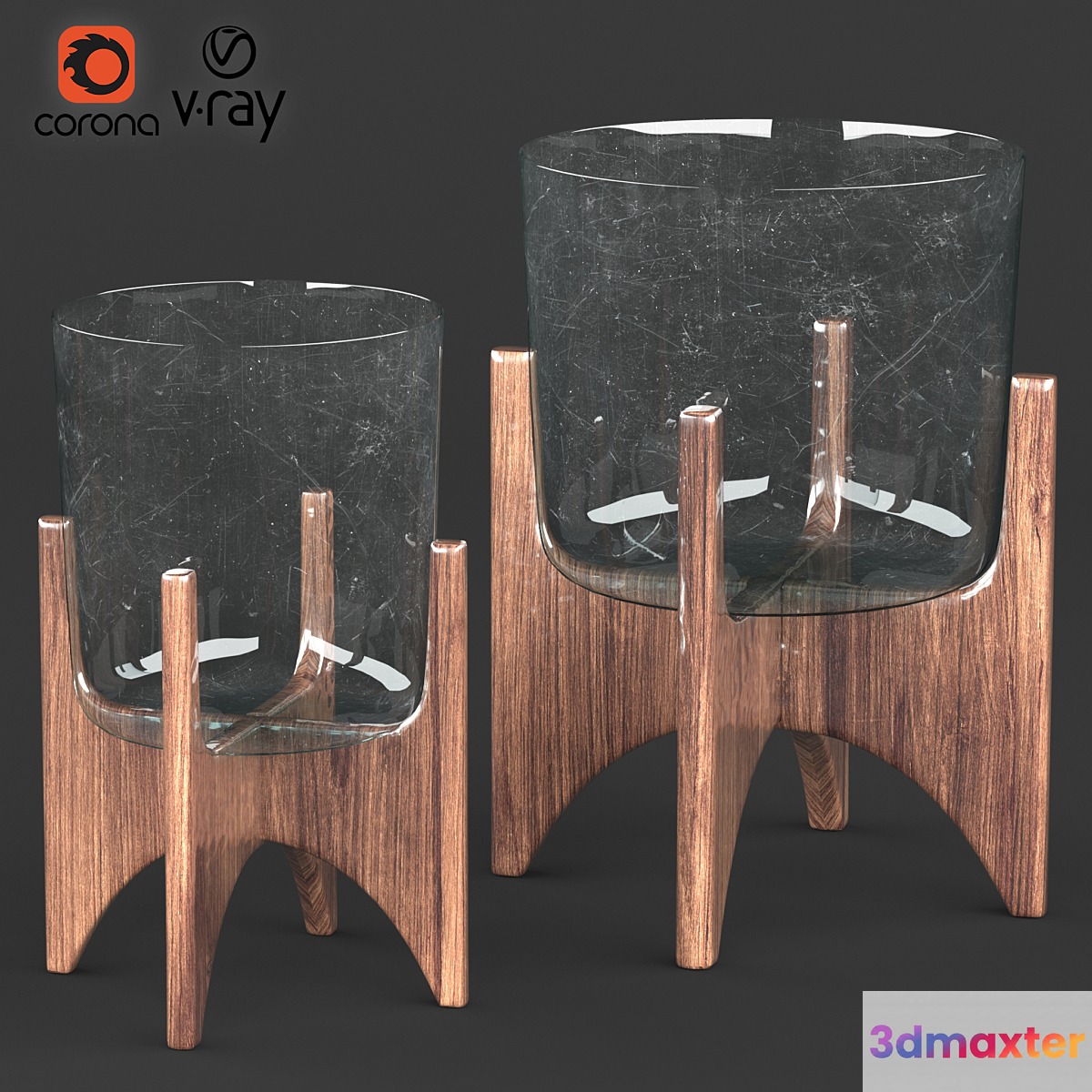 Zarahome Pot Stand Scratched Set