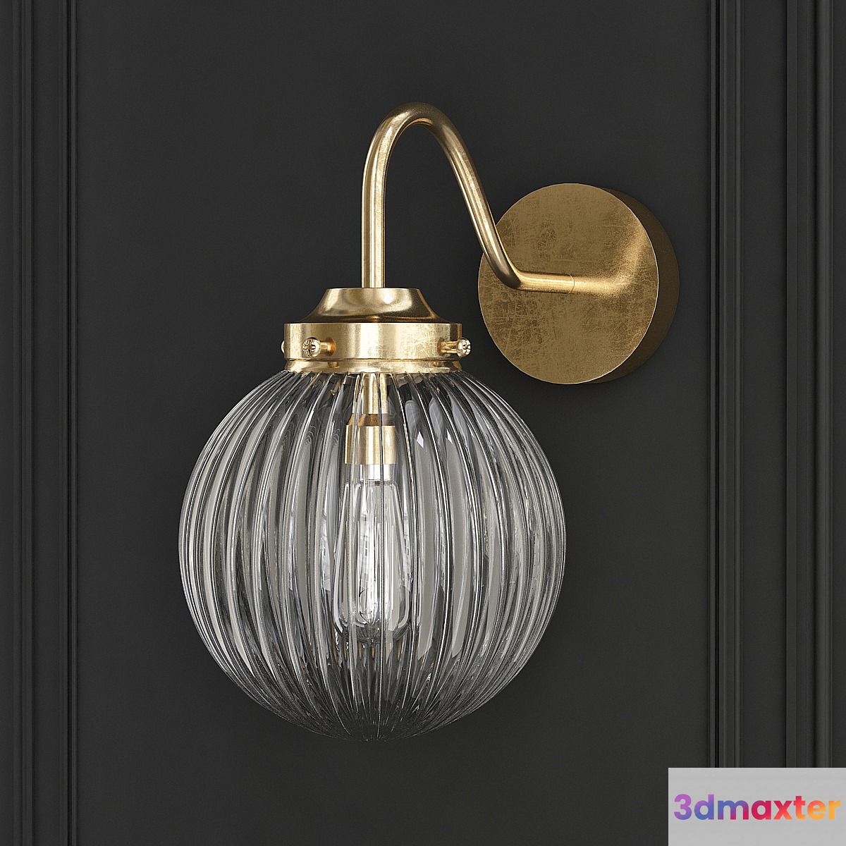 Wall Sconces - Two Kings 3D Max