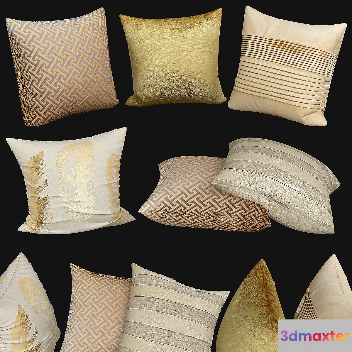 Decorative pillows | No. 026 3D Max