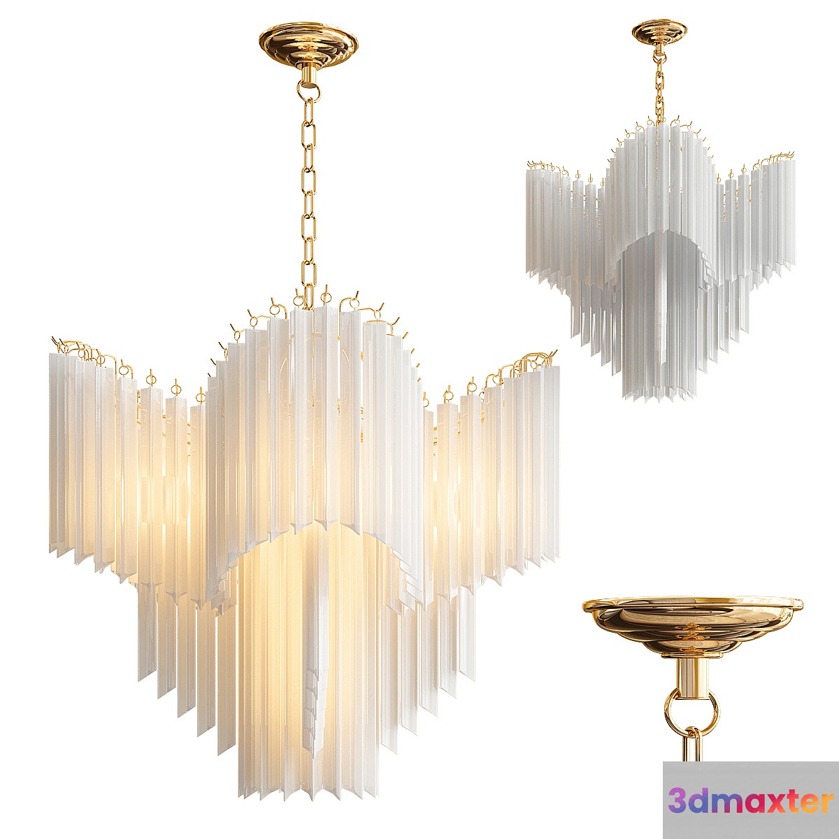 Eichholtz pulsar chandelier 3D Max