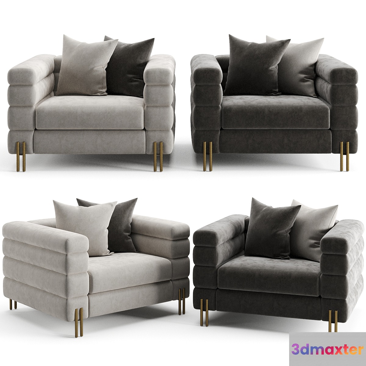 Eichholtz chair york 3D Max