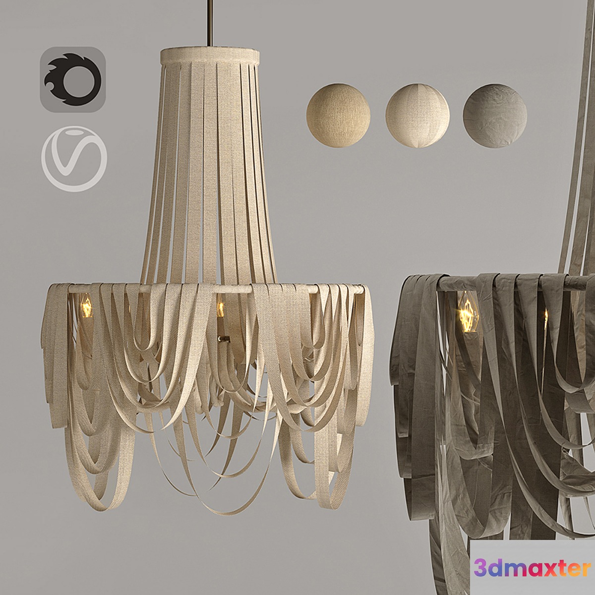 Cloth_chandelier