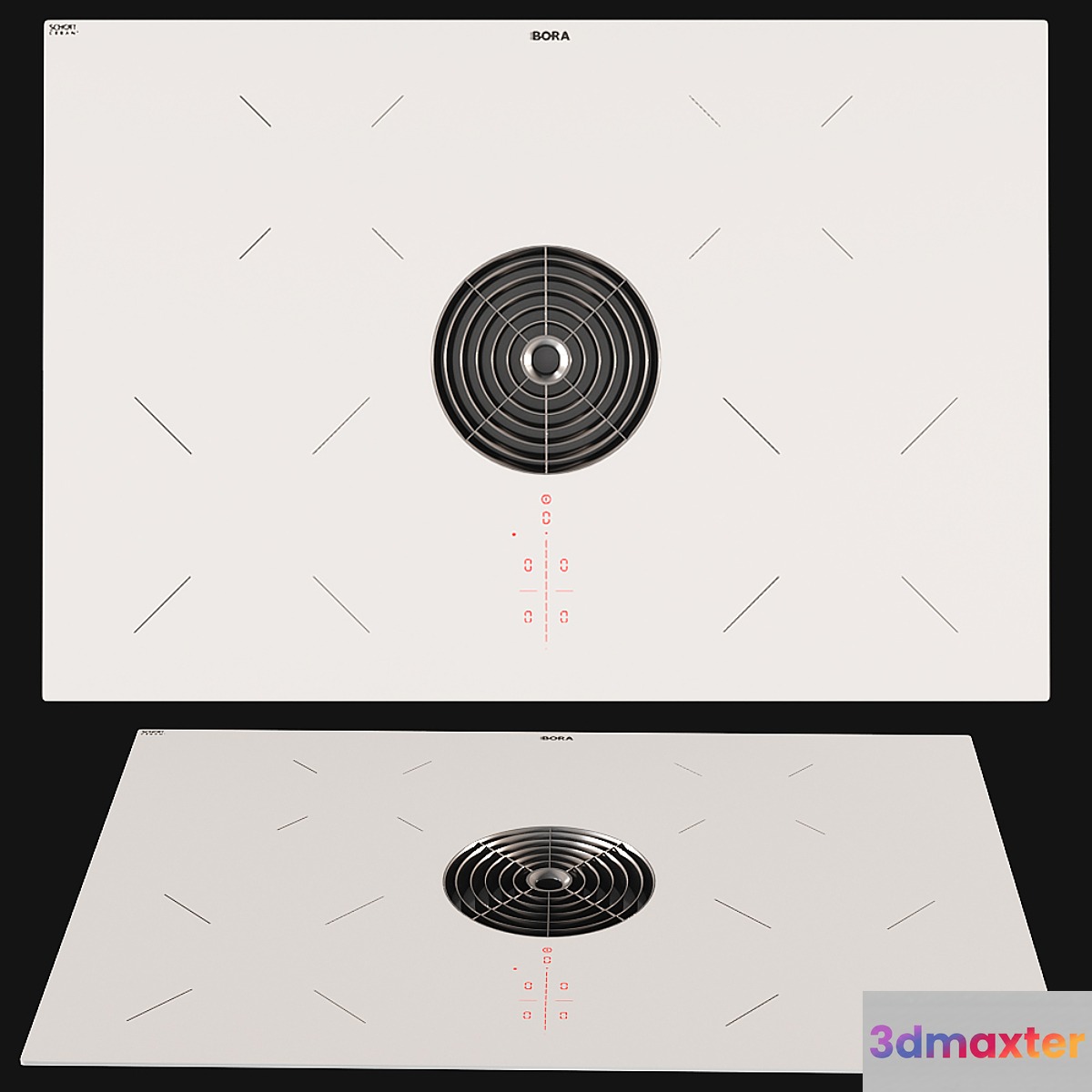 BORA PURA _ Hob _ White 3D Max