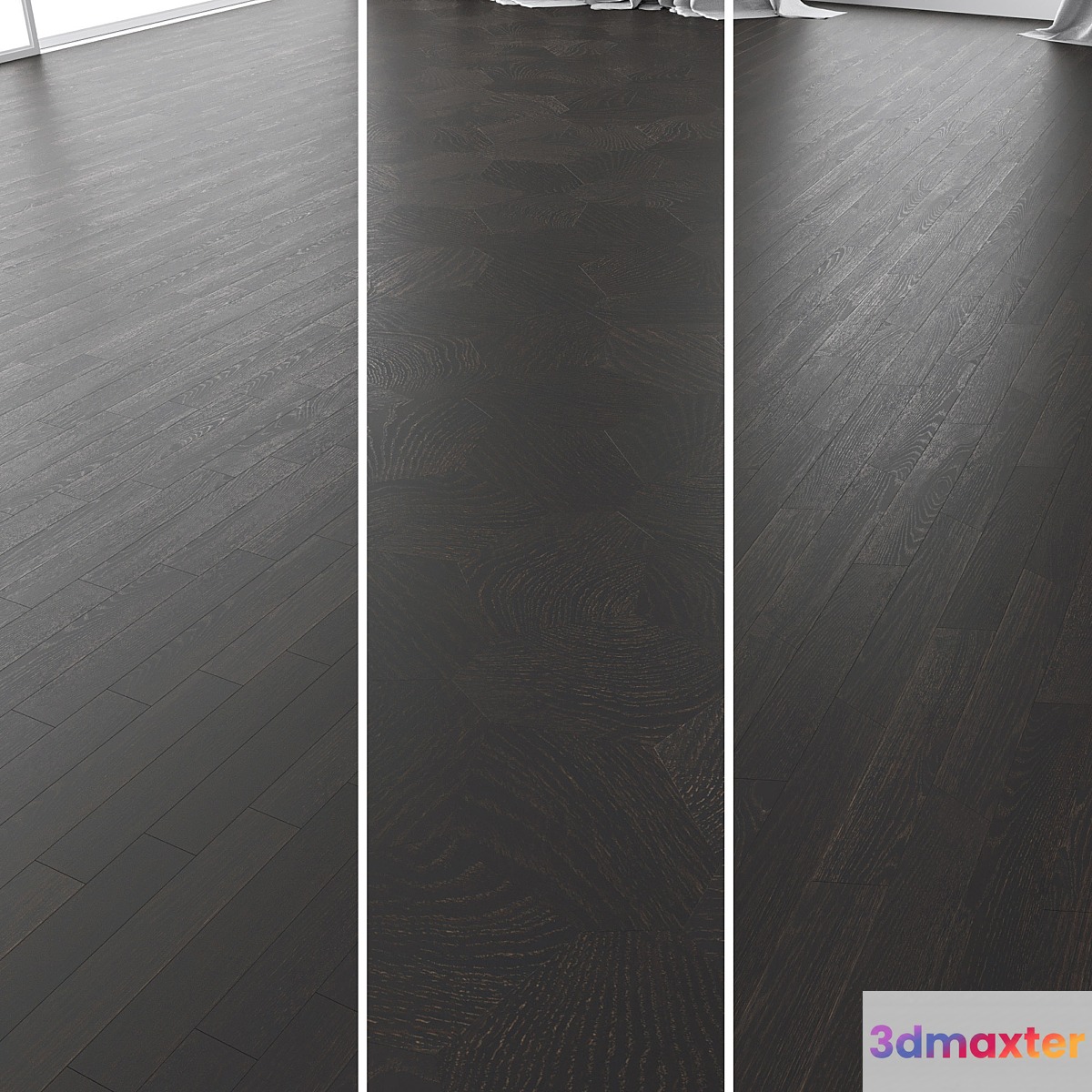 Parquet Oak (Belmonte Brushed) set 7 3D Max