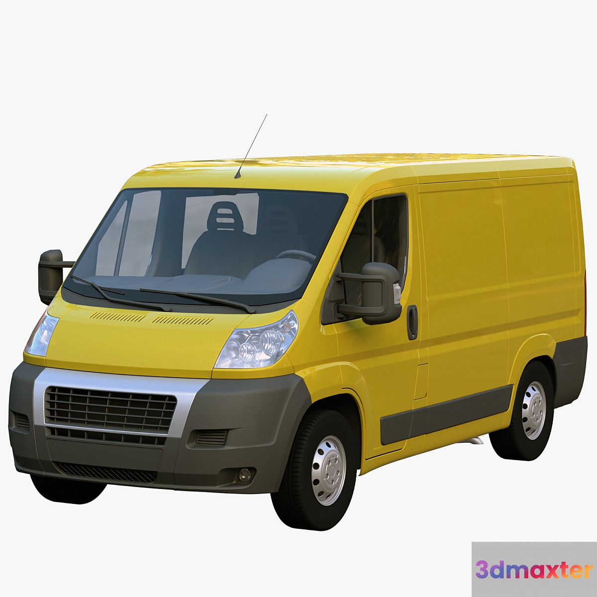 L1H1 truck box van 3D Max