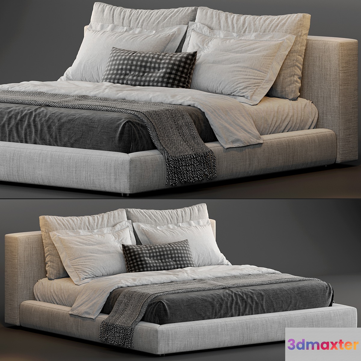 RH Cloud Platform Bed