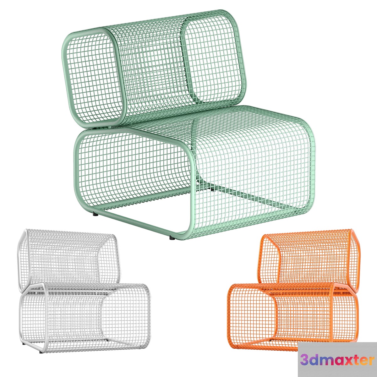 Nola Industrier Armchair CUSHY 3D Max