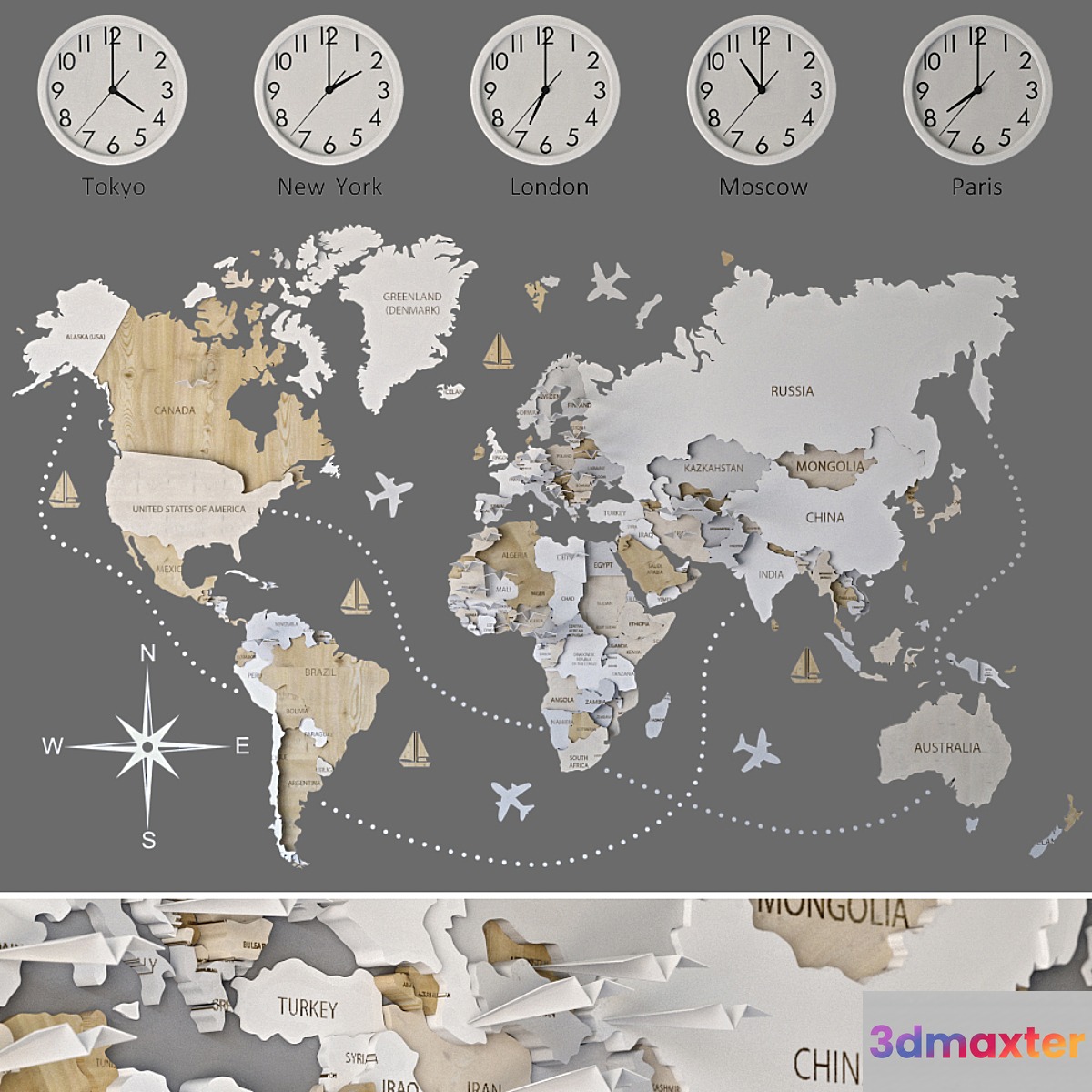 3d world map - No.2