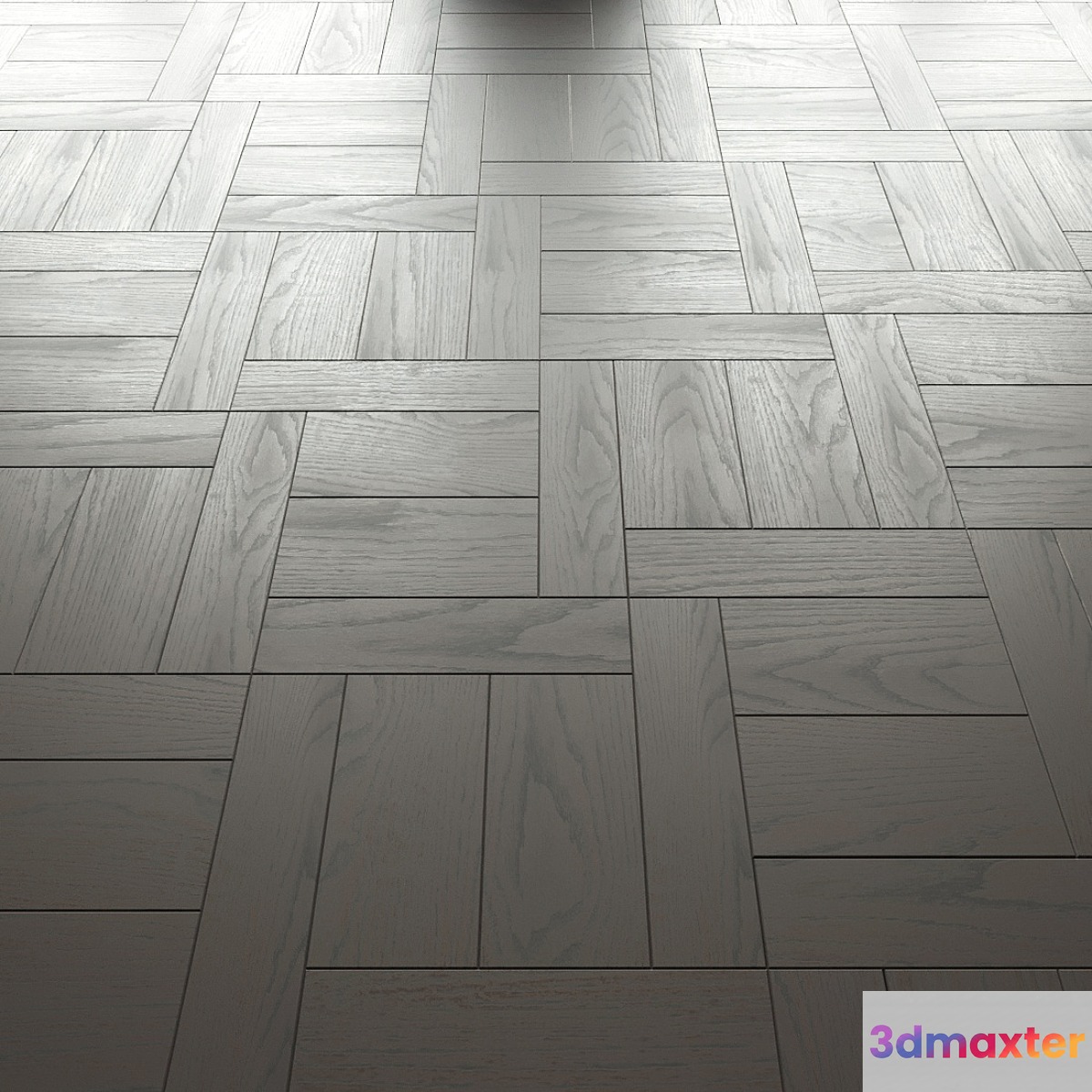 Parquet Ebony and Co Basket Weave 3D Max