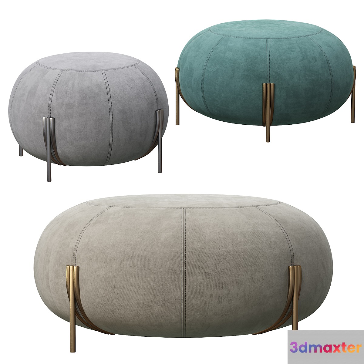 GEO Pouf by Saba Italia 3D Max